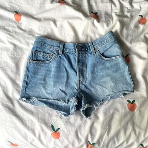 Levi’s High Waisted Jean Shorts